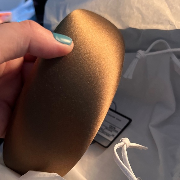 Prada NWT olive green “militare” thick wide headband with tags box and dustie - Picture 3 of 5